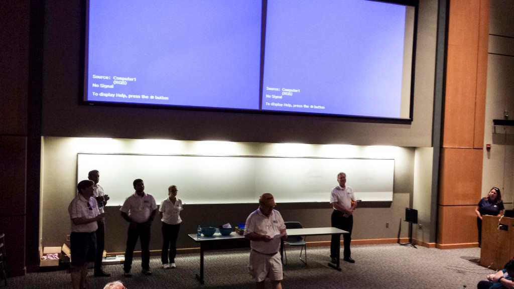 Closing comments and raffle at SQL Saturday Chattanooga