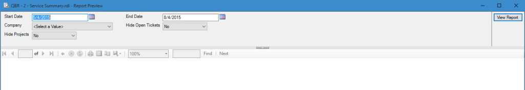 SSDT-BI "Run" preview window.  Notice that it is a popout versus the traditional preview window.