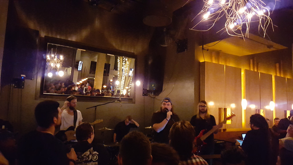 Denny Cherry kicking off SIOS SQL Karaoke Tuesday night at Amber.