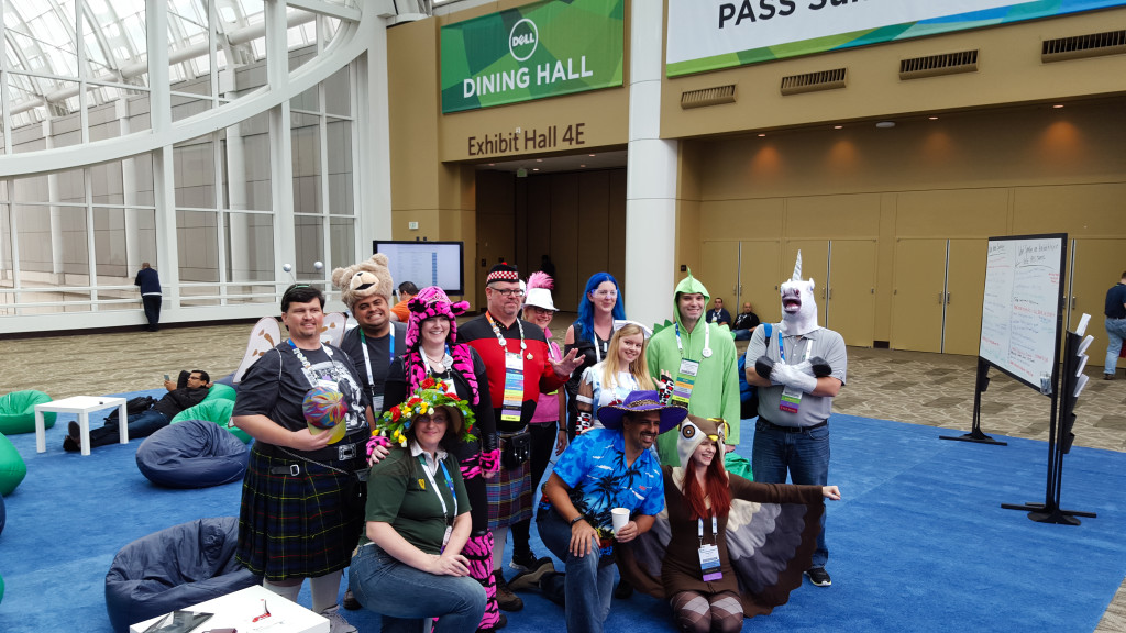 The cast of characters in the Community Zone.