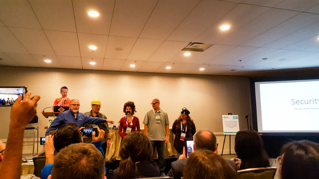 Buck Woody presented a portion of the BI Power Hour which involved a number of people...from some sort of village.