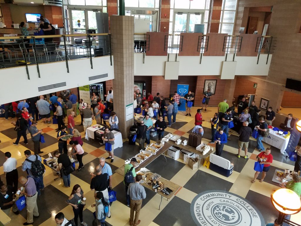 Sponsor area at SQL Saturday 560