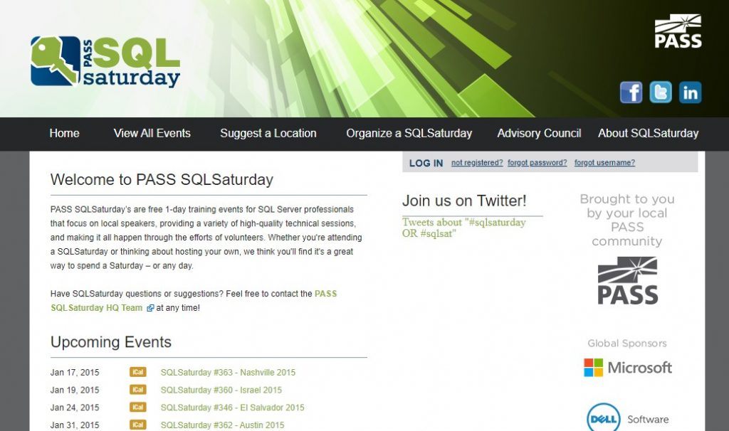 Exploring SQL Saturday Data – Getting the Data – Jeff Pries